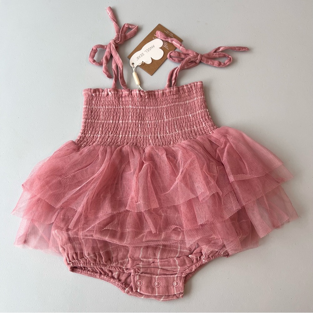 🌸NWT Angel Dear Rose Tutu Bubble size 18-24 months